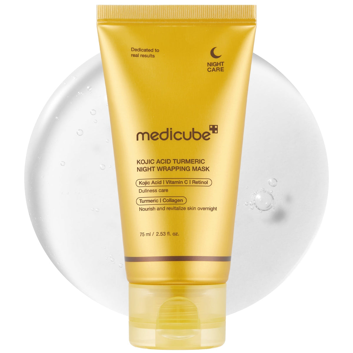 Máscara Facial Noturna com Ácido Kójico e Cúrcuma