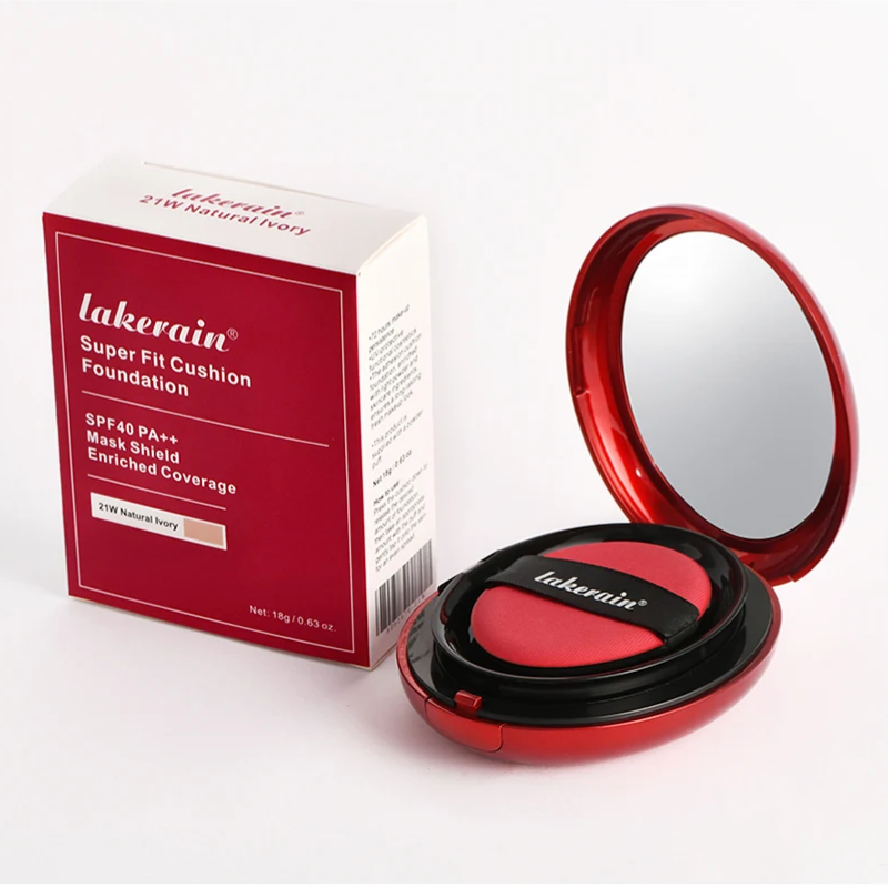 Base Lakerain Cushion Super Fit – Cobertura Impecável com Proteção Solar e Tratamento para a Pele