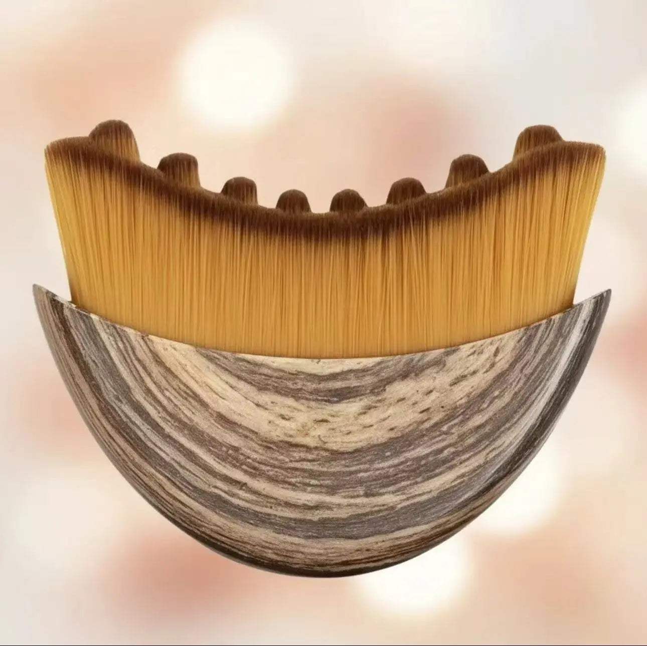 Compre 1 Leve 2 - Escova Manual para Limpeza Linfática com Cerdas Ovais para Peles Sensíveis e Linfedema Reduz Inchaço Facial Molde o Queixo Uso Prático e Eficaz