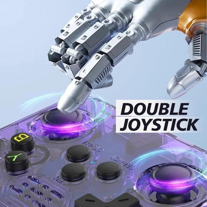 R36S Console Portátil + de 15.000 Jogos - 64g Linux Tela IPS 3.5 Polegadas