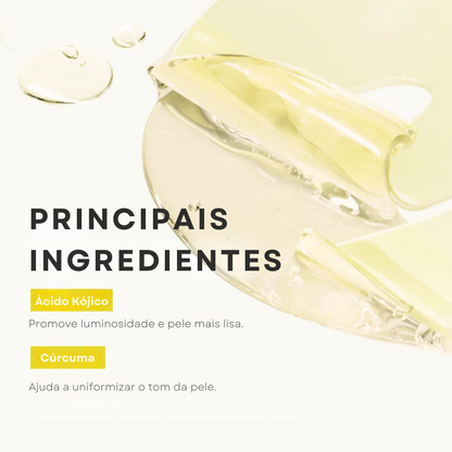 Máscara Jelly Dourada com Ácido Kójico e Cúrcuma - Kit com 4