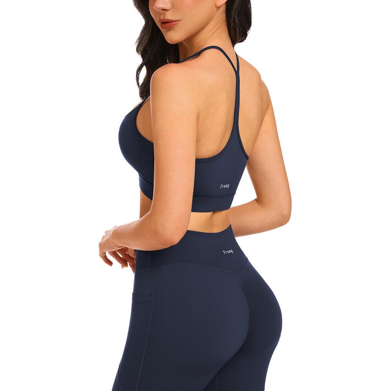 Legging Feminina Cintura Alta com Bolsos Laterais – Não Transparente para Yoga, Academia e Corrida