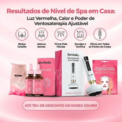 SheVitality™ Tratamento Profissional anticelulite