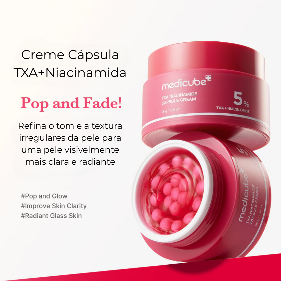 Creme Cápsula TXA + Niacinamida – Clareia e Hidrata