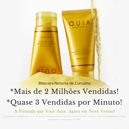 Máscara Noturna Envolvente de Cúrcuma & Ácido Kójico