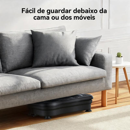 VibraFit Pro 120 — Treino, Drenagem e Relaxamento Muscular em Casa