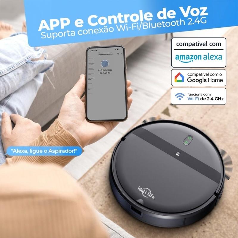 LIMPAMAX™ Robô Aspirador Inteligente Com Sensores Anti- queda