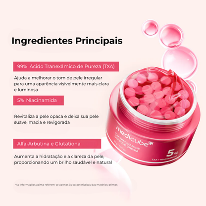 Creme Cápsula TXA + Niacinamida – Clareia e Hidrata