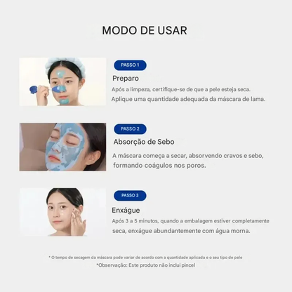 Medicube Zero Pore Blackhead Mud Mask – Máscara Purificante para Cravos e Poros
