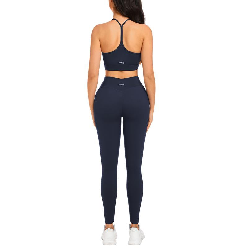 Legging Feminina Cintura Alta com Bolsos Laterais – Não Transparente para Yoga, Academia e Corrida
