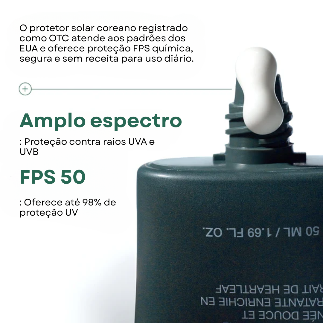 Protetor Solar Suave e Hidratante Heartleaf Silky