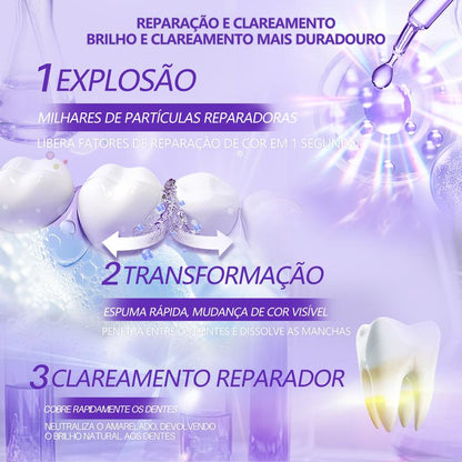 Pasta de dente Ultra Violeta Taydente + Escova Eletrica Pro iO2, Sensor de Pressão