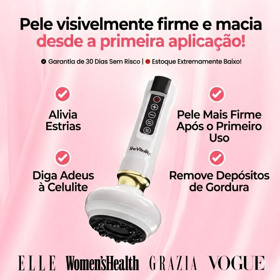 SheVitality™ Tratamento Profissional anticelulite