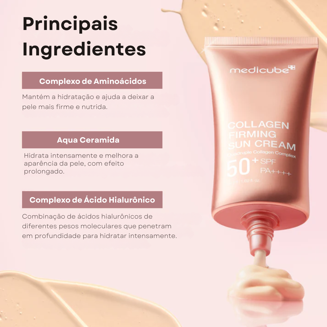 Protetor Solar Firmador com Colágeno