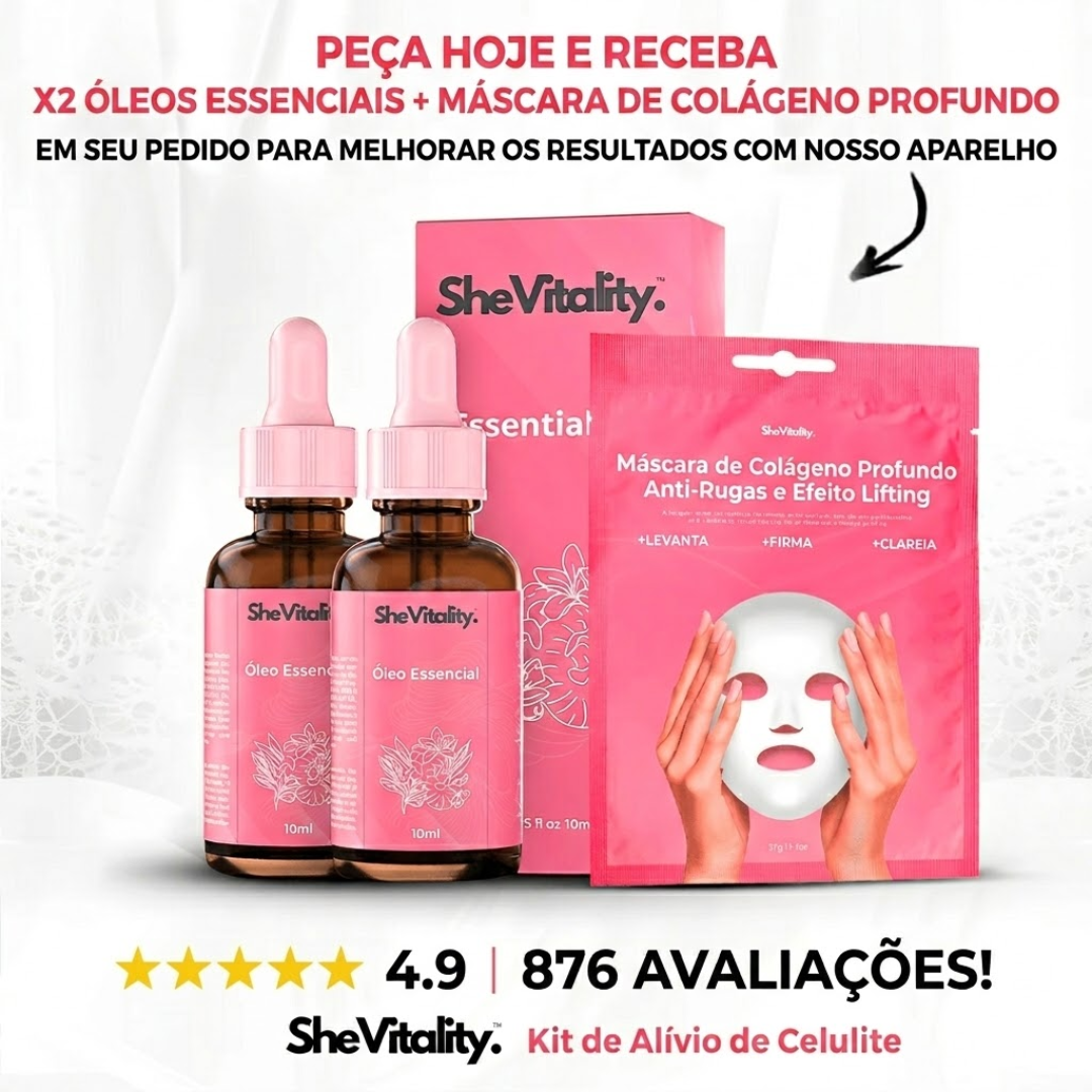 SheVitality™ Tratamento Profissional anticelulite