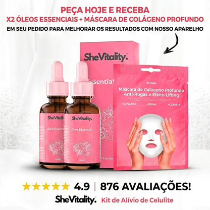 SheVitality™ Tratamento Profissional anticelulite