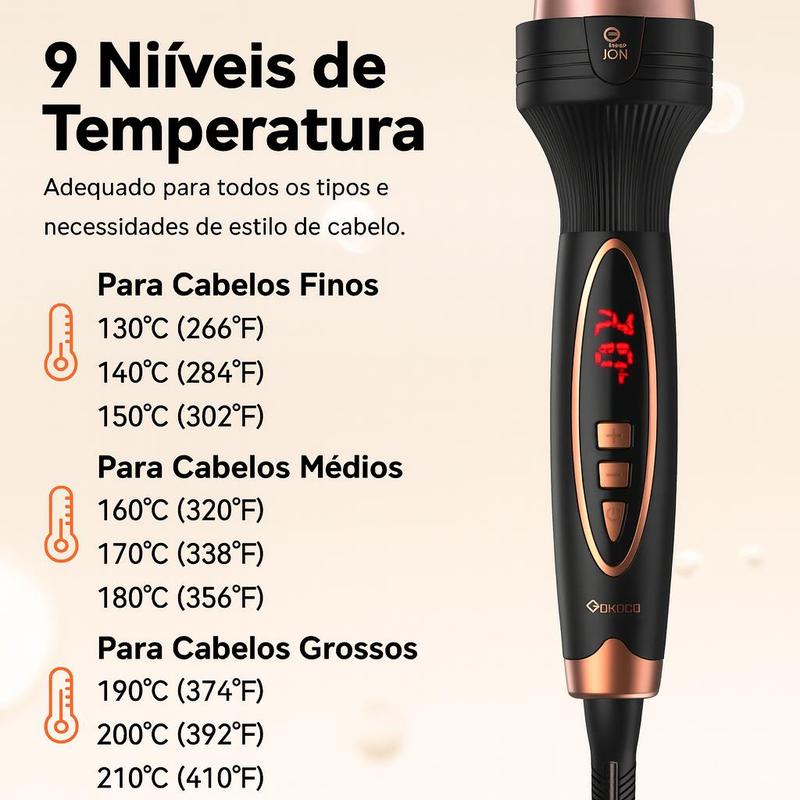 GOKOCO IonicStyle™ – Escova Modeladora 9 em 1