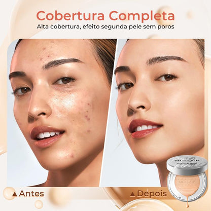 Base Líquida Cushion Foundation SACE LADY FPS30 alta cobertura
