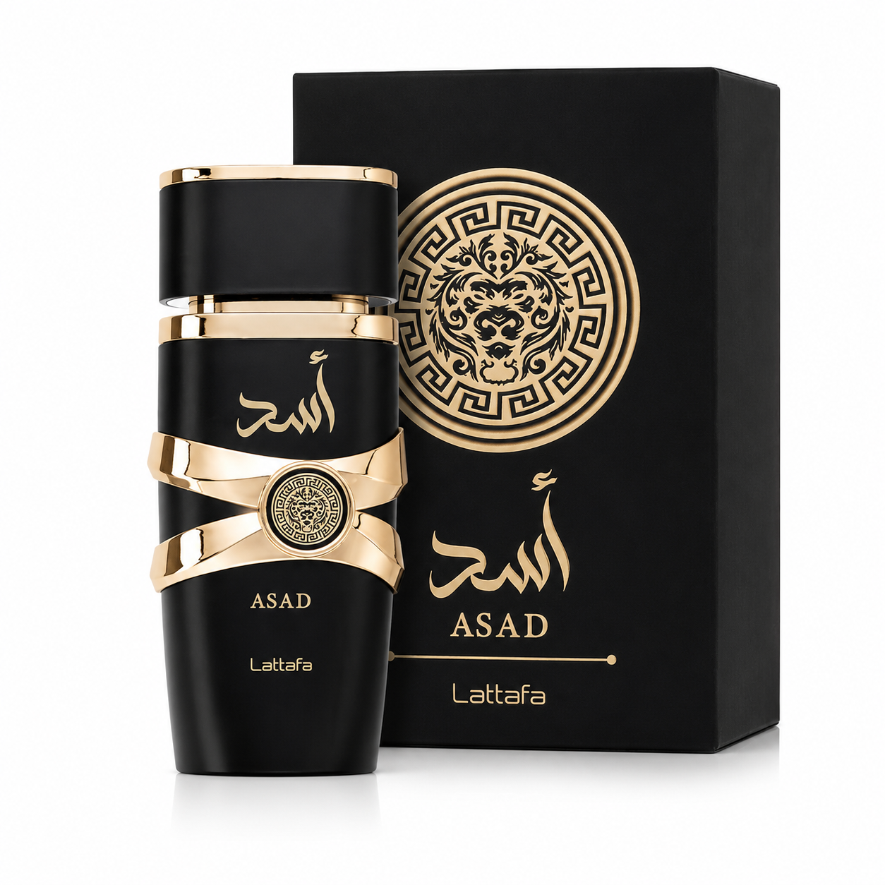Kit 3 Perfumes Árabes Masculinos Premium – Lattafa Asad, Mawwal Saz e Club de Nuit Intense