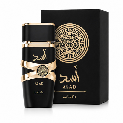 Kit 3 Perfumes Árabes Masculinos Premium – Lattafa Asad, Mawwal Saz e Club de Nuit Intense