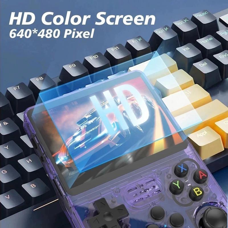 R36S Console Portátil + de 15.000 Jogos - 64g Linux Tela IPS 3.5 Polegadas