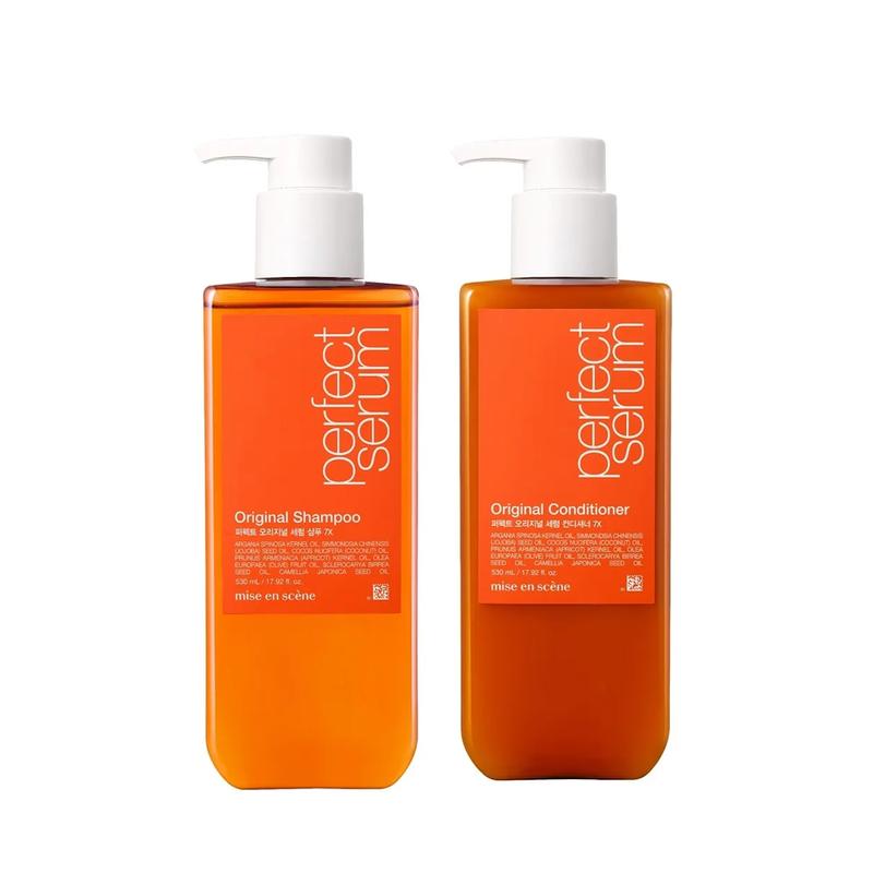 Mise en Scène - Duo Perfect Serum - Shampoo 530ml + Condicionador 530ml + Brinde Espuma Facial Misteriosa 50g
