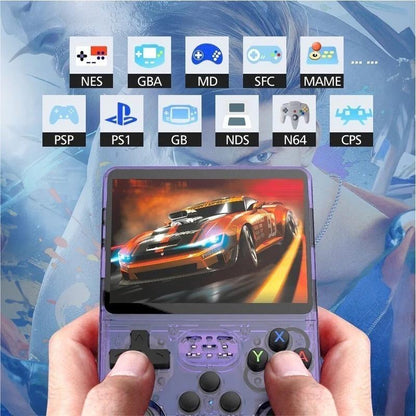 R36S Console Portátil + de 15.000 Jogos - 64g Linux Tela IPS 3.5 Polegadas