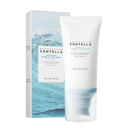 SKIN1004 - Protetor Solar Madagascar Centella Hyalu-Cica Water-Fit SN Serum SPF50+ PA++++ 50ml